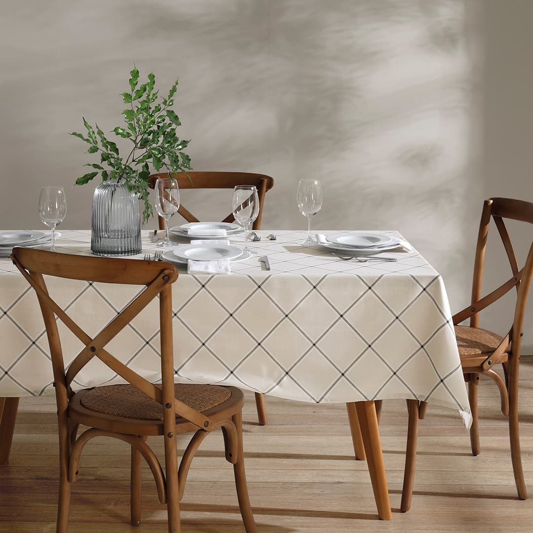 TOALHA DE MESA DOHLER CLEAN ATHENAS ESTAMPADO 1,60M X 2,50M IDEA 01 UNICA