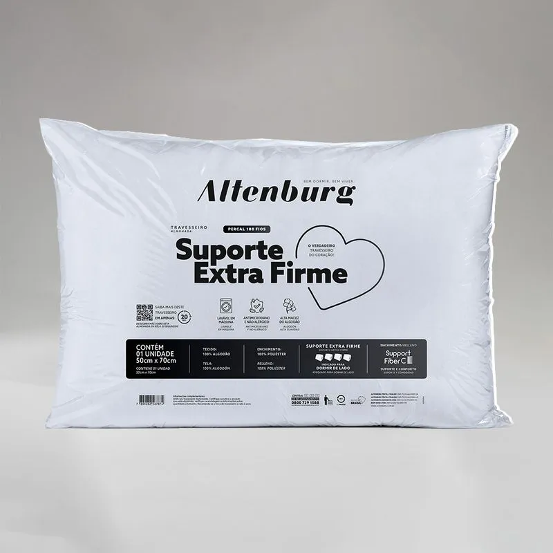 TRAVESSEIRO SUPORTE EXTRA FIRME - ALTEMBURG