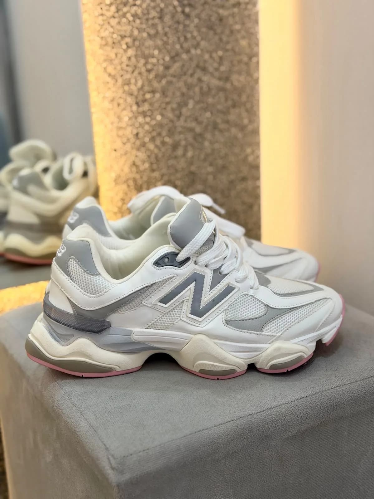 NB 9060 Branco/Rosa
